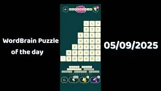 Wordbrain Daily Challenge September 05 2025 | Wordbrain Puzzle of the day Answers