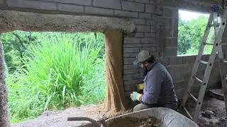 transformando concreto em madeira