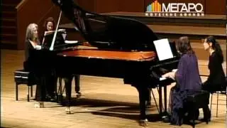 Martha Argherich - Dora Bacopoulos playing Schostakovitch Concertino