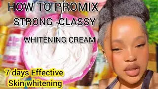 How to Promix Strong Whitening Cream:Anti aging -Collagen Booster //body whitening &Firming cream/