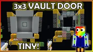 Tiny Fast 3x3 Vault Door Base Entrance (Minecraft Wild Update)