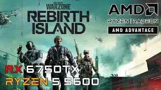 COD Warzone - Ryzen 5 5600 + RX 6750XT : Minimum and Extreme settings at 1440p.