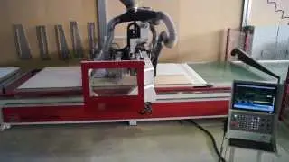 Woodtron Auto Nest 3618 Machining & Loading  2412 sheet