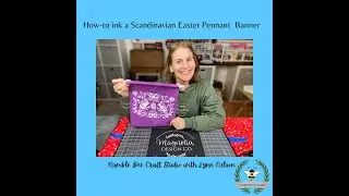 How to ink a Scandinavian Easter Pennant Banner