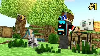 New Journey Begins - First day of LAND OF HEROES | Minecraft | #1 | Survival series |#minecraft
