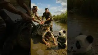 &ldquo;BaoBao Faces the Crocodile Rescue 🐼🐊💦&rdquo;