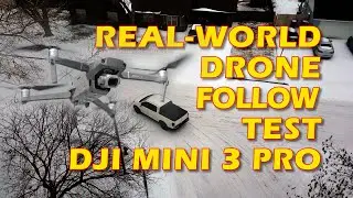 Real-World Drone Follow Test with DJI Mini 3 Pro #drone #drones #dronelife