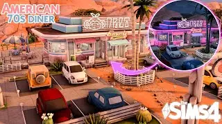 American 70s Diner!🍔🪩Speedbuild & Voiceover (No CC)