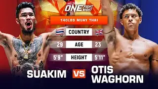Trading KNOCKDOWNS 💥 Suakim vs. Otis Waghorn | Muay Thai Full Fight