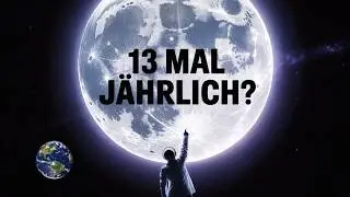 WIE OFT kreist der Mond um die Erde? &Uuml;berraschende Antwort & der 13-Zyklus #Astronomie