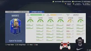 TOTS HAVERTZ PLAYER REVIEW - ONE OF THE BEST CARDS IN FIFA! - FIFA 19 ULTIMATE TEAM