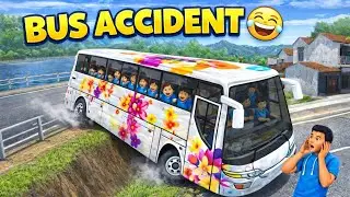 Oops! Bus Accident 😲🚌 | Bus Game for Kids | Funny Driving Adventure #BusGame #FunForKids 