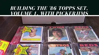 Building the 1986 Topps Baseball Card Set