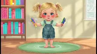 🌞 Pesnička pre deti 🌞Dostala som farbičky, Animovan&eacute; video , Slovak kids songs