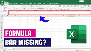 Отсутствует панель формул Excel? | Как показать или скрыть панель формул в Microsoft Excel