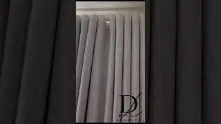 Linen Ripple Fold Curtain with Track Kit Skyler