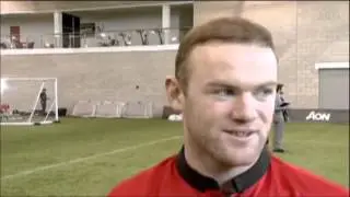 Rooney and Van Persie with Batak Challenge