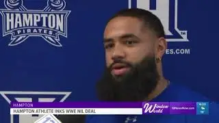 Hampton linebacker inks WWE NIL deal