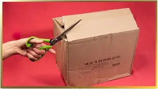 Если вы перевернете картонную коробку, преобразуйте ее!