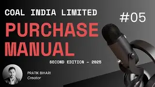Coal India Purchase Manual 2025 | Chapter 5 Explained in Hindi | Purchase Committees & Roles