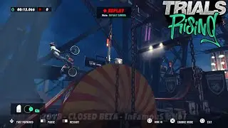 Trials Rising Beta - I Fell Tower - Platinum Medal