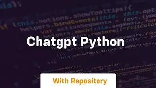 chatgpt python