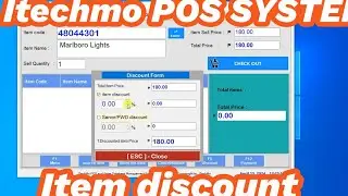 Itechmo POS SYSTEM discount tutorial