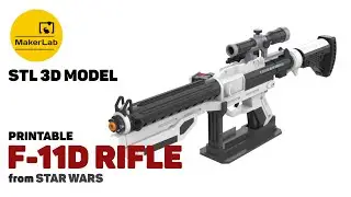 F-11D Blaster Rifle - Star Wars - Printable 3d model - STL files