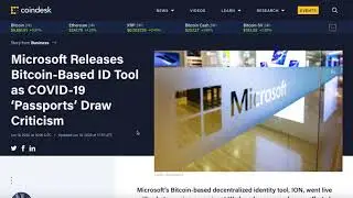 Coinbase Supports Vechain, Synthetic, Digibyte ? Microsoft Launches Beta Immunity Passport