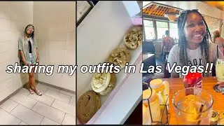 my outfits in Las Vegas *shopping, new piercing, new foods* | Justyce Deja