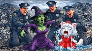 OMG 🐱 A Kitten Is Chased by a Witch | The Truth Behind the Story | Ai Cat Story