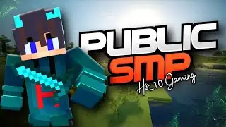Minecraft Public Smp Live | Cyclone Smp 🌀 S4 | Java+Pe Public Smp |