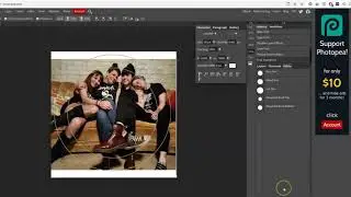 Как создать кнопку-заколку для печати с помощью PhotoPea (бесплатная альтернатива Photoshop)