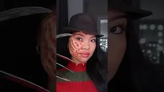 Freddy Krueger Halloween Makeup #nightmareonelmst #sfxmakeup  #makeuptutorial #halloweenmakeup