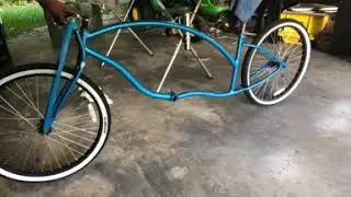 Beach cruiser turned low rider