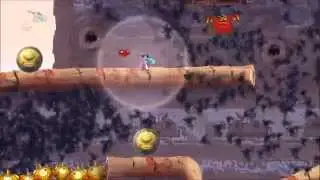 Rayman Origins 100% Playthrough: World 7 - Grumbling Grottos
