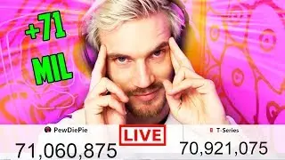 PewDiePie VS T-Series - LIVE SUB COUNT! WHO IS GONNA WIN? ЛАЙВ САБ! КТО ВЫИГРАЕТ?