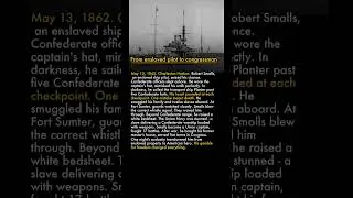⛵ The Slave Who Stole a Confederate Warship and Became a Hero 🇺🇸💪