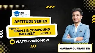 Simple and Compound Interest|Lecture 1