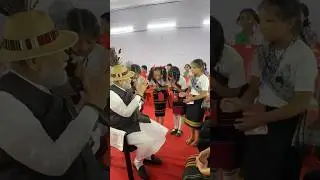 A memorable moment! PM Modi with his young friends in Churachandpur | #shorts