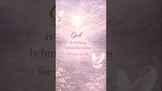 God is working behind the scenes #christianfaith #jesusisking