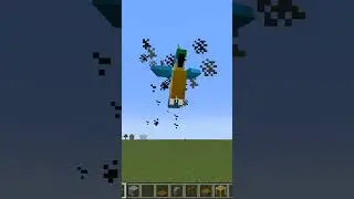 Minecraft PARROT CAGE #shorts