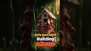 Ants: Hard Work Building a House #motivation #ant #shorts