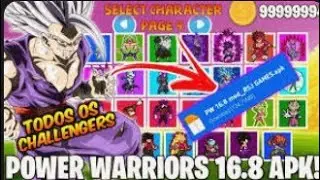 TUTORIAL para BAIXAR o POWER WARRIORS com MOD dinheiro ILIMITADO e PERSONAGENS DESBLOQUEADOS!!