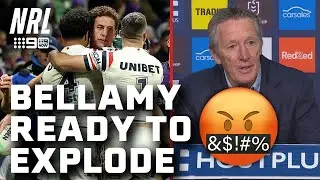 Craig Bellamy FURIOUS & ‘EMBARRASED’ after milestone loss: NRL Presser | NRL on Nine