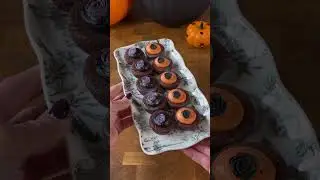 MOVIE NIGHT: Haunted Wedding Brownie Bites 💍👻 #brownies #halloween #hallmark