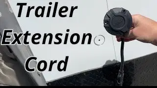 Getting Power Inside of An Enclosed Trailer or RV Is Simple With This External Power Plug Port!