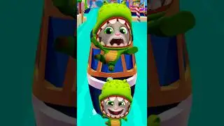 Talking Dino🦖 Tom Funny Fails &ndash; Best Moments in Talking Tom Gold Run! #shorts