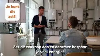 Gebruik de eco-knop van je cv! Je kunt het zelf!