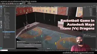 🏀 Unleashing Creativity: Build Your Own Basketball Game in Autodesk Maya! 🎮